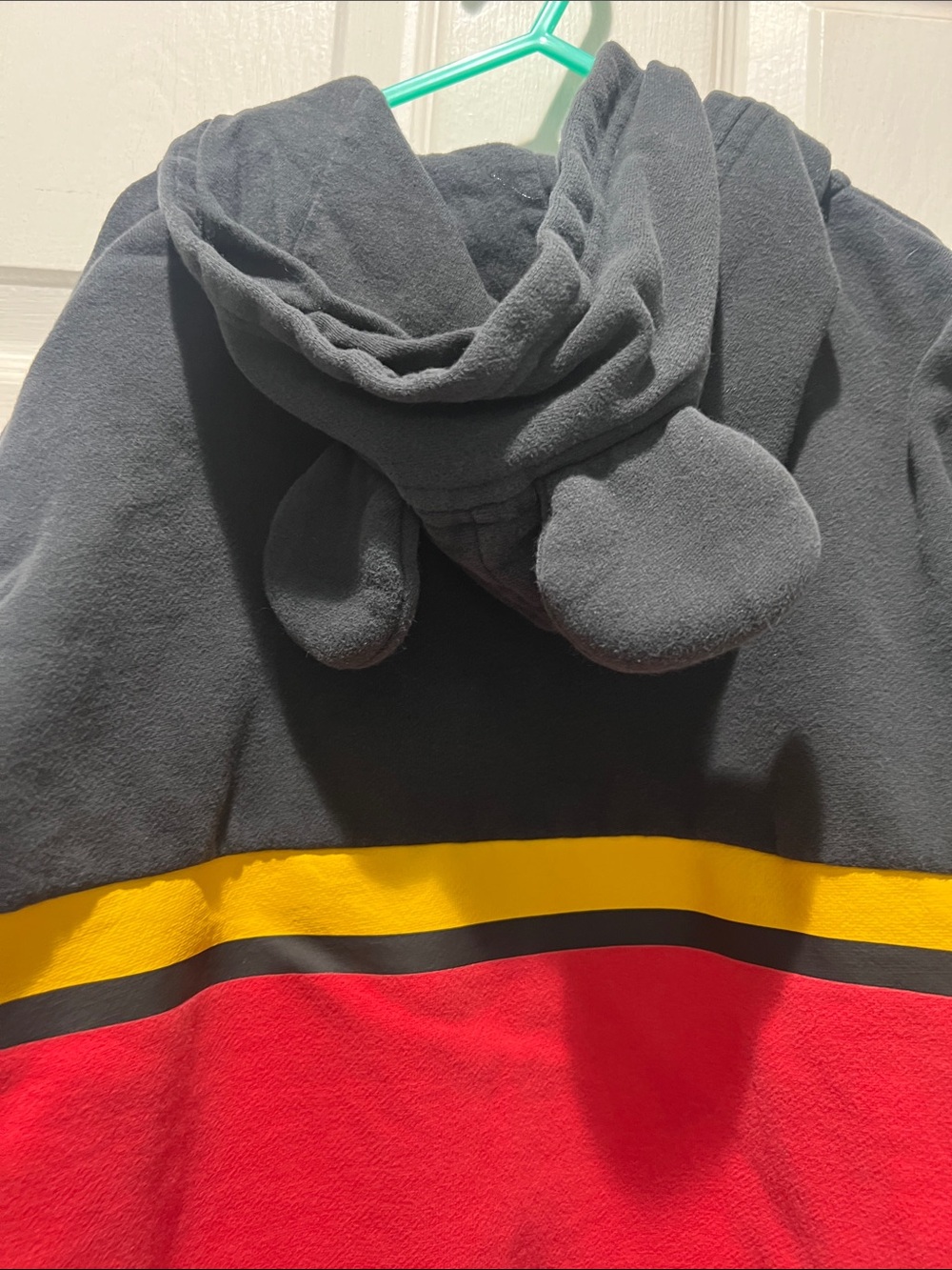 Disney Kids Black, Red & Yellow Hooded Zip-Up Sweatshirt - Picture 6 of 9